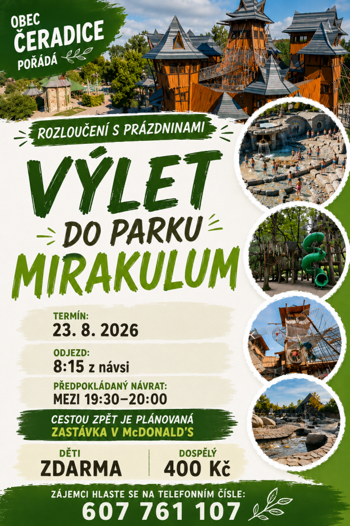 Mirakulum výlet 